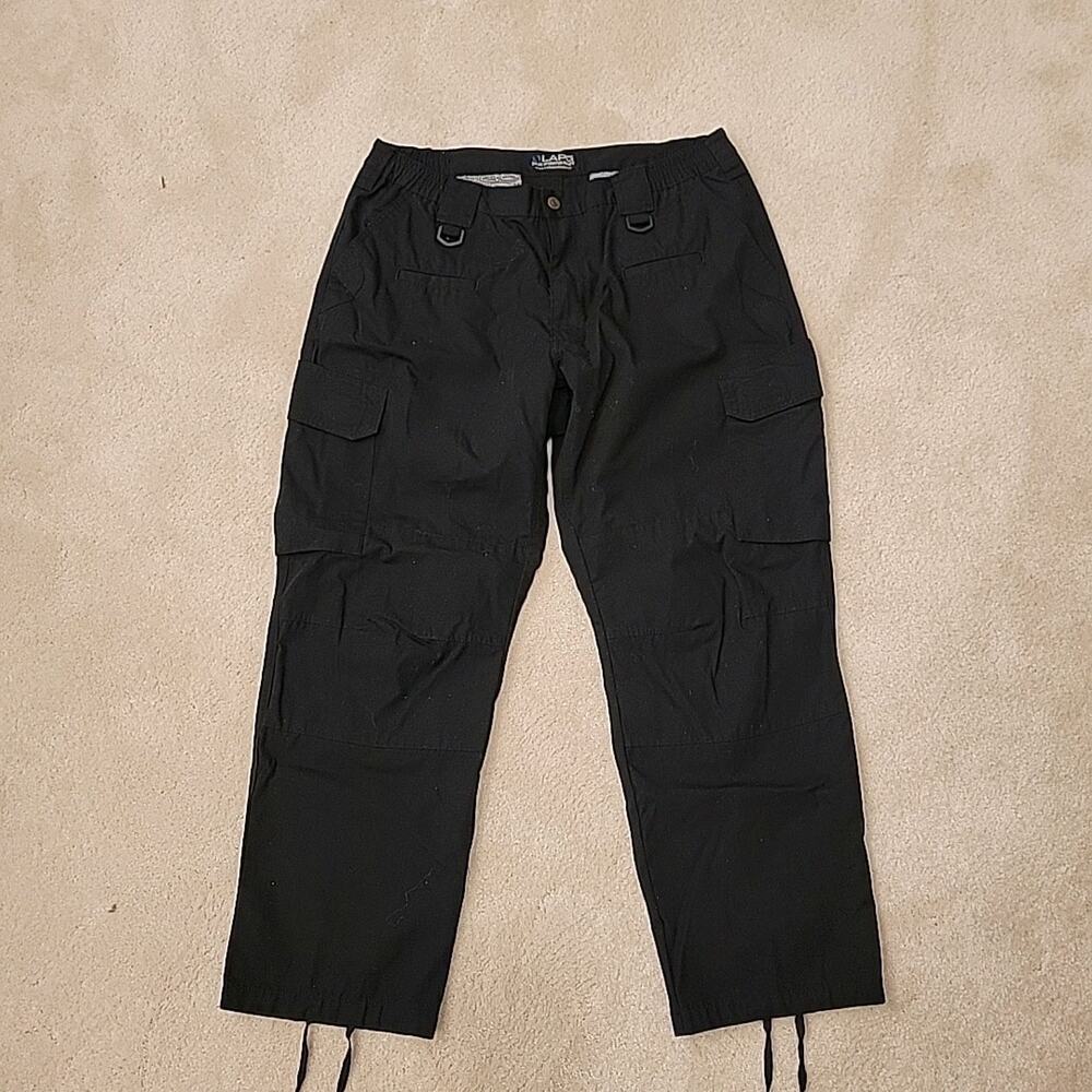 LA Police Gear LAPG Urban OPS Tactical Cargo Pants Men’s Black Size 40X30